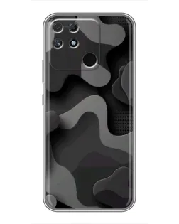 Чехол для Realme NARZO 30A с картинкой «Темный абстрактный камуфляж» Чехол для Realme NARZO 30A с картинкой «Темный абстрактный камуфляж»