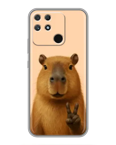 Чехол для Realme NARZO 30A с картинкой «Капибара виктория» Чехол для Realme NARZO 30A с картинкой «Капибара виктория»