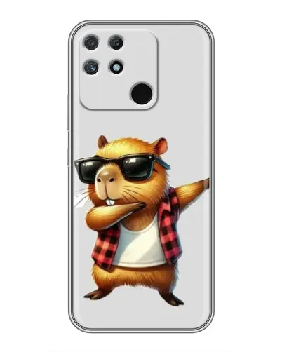 Чехол для Realme NARZO 30A с картинкой «Капибара рэпер даб» Чехол для Realme NARZO 30A с картинкой «Капибара рэпер даб»