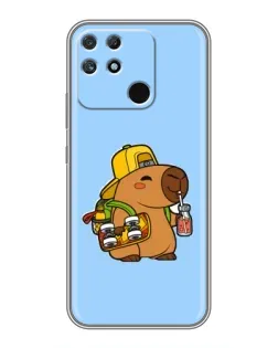 Чохол для Realme NARZO 30A з картинкою «Капібара на скейті» Чохол для Realme NARZO 30A з картинкою «Капібара на скейті»