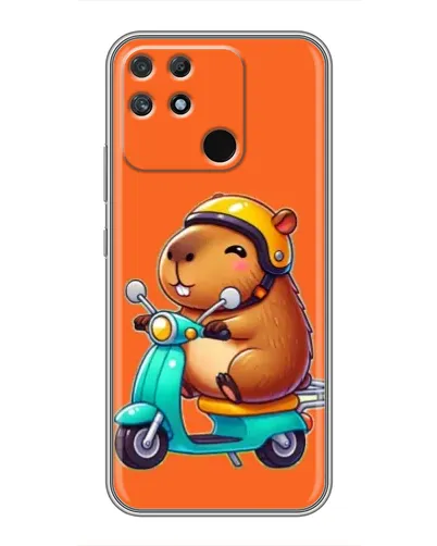 Чехол для Realme NARZO 30A с картинкой «Капибара на скутере» Чехол для Realme NARZO 30A с картинкой «Капибара на скутере»