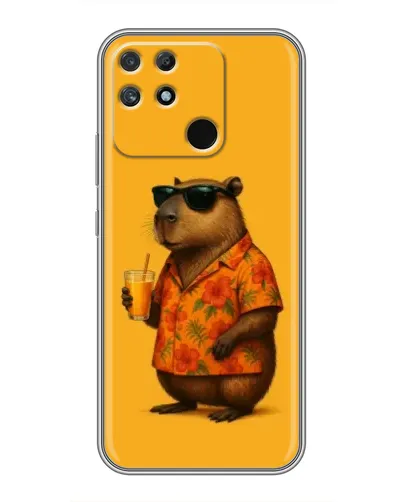 Чехол для Realme NARZO 30A с картинкой «Капибара на отдыхе» Чехол для Realme NARZO 30A с картинкой «Капибара на отдыхе»