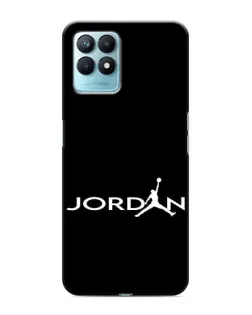 Чехол для Realme NARZO 50 с картинкой «Jordan White Logo» Чехол для Realme NARZO 50 с картинкой «Jordan White Logo»