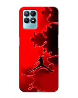 Чехол для Realme NARZO 50 с картинкой «Jordan Red Smoke» Чехол для Realme NARZO 50 с картинкой «Jordan Red Smoke»