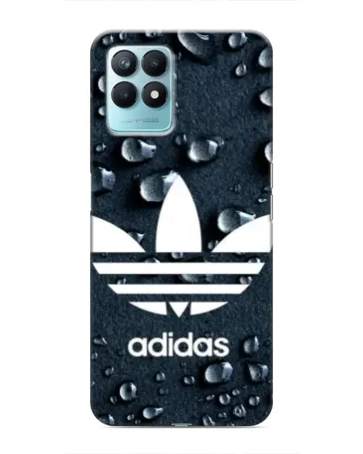 Чехол для Realme NARZO 50 с картинкой «Adidas Trefoil Blue»