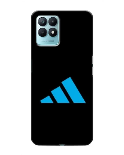 Чехол для Realme NARZO 50 с картинкой «Adidas Cyan Logo»