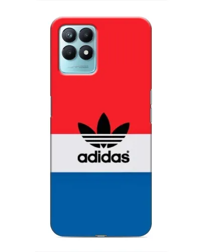 Чехол для Realme NARZO 50 с картинкой «Ретро блоки Adidas»