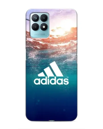 Чехол для Realme NARZO 50 с картинкой «Океанская глубина адидас»