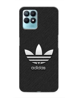Чехол для Realme NARZO 50 с картинкой «Adidas Карбоновая текстура»