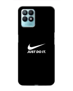 Чехол для Realme NARZO 50 с картинкой «Минимализм от Nike»