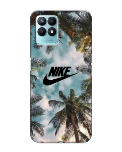 Чехол для Realme NARZO 50 с картинкой «Тропический принт Nike» Чехол для Realme NARZO 50 с картинкой «Тропический принт Nike»