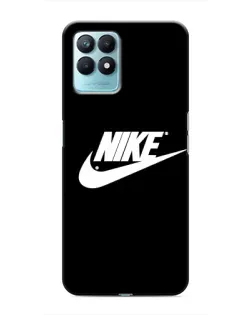 Чехол для Realme NARZO 50 с картинкой «Мазки краски Nike»