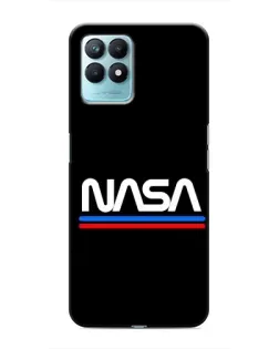 Чехол для Realme NARZO 50 с картинкой «NASA — классика Red Blue» Чехол для Realme NARZO 50 с картинкой «NASA — классика Red Blue»