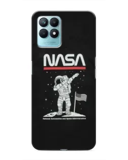 Чехол для Realme NARZO 50 с картинкой «NASA — шагаем по Луне» Чехол для Realme NARZO 50 с картинкой «NASA — шагаем по Луне»