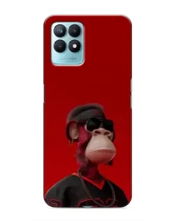 Чехол для Realme NARZO 50 с картинкой «Bored Ape в красном» Чехол для Realme NARZO 50 с картинкой «Bored Ape в красном»