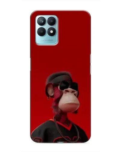 Чехол для Realme NARZO 50 с картинкой «Bored Ape в красном» Чехол для Realme NARZO 50 с картинкой «Bored Ape в красном»