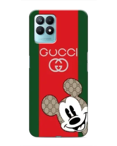 Чехол для Realme NARZO 50 с картинкой «Gucci — полосы и Микки» Чехол для Realme NARZO 50 с картинкой «Gucci — полосы и Микки»