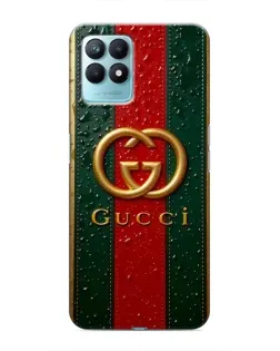 Чехол для Realme NARZO 50 с картинкой «Gucci — фирменная полоса и золото» Чехол для Realme NARZO 50 с картинкой «Gucci — фирменная полоса и золото»