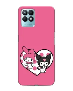 Чехол для Realme NARZO 50 с картинкой «Kuromi и My Melody»