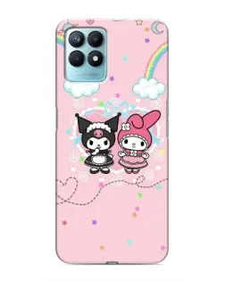 Чехол для Realme NARZO 50 с картинкой «My Melody и Kuromi»