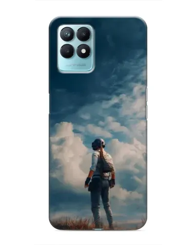 Чехол для Realme NARZO 50 с картинкой «Герой PUBG на скале» Чехол для Realme NARZO 50 с картинкой «Герой PUBG на скале»
