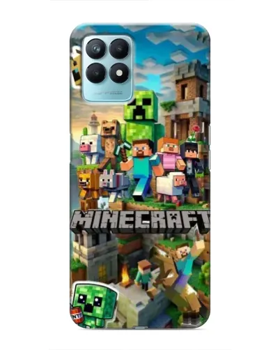 Чехол для Realme NARZO 50 с картинкой «Замок Minecraft» Чехол для Realme NARZO 50 с картинкой «Замок Minecraft»
