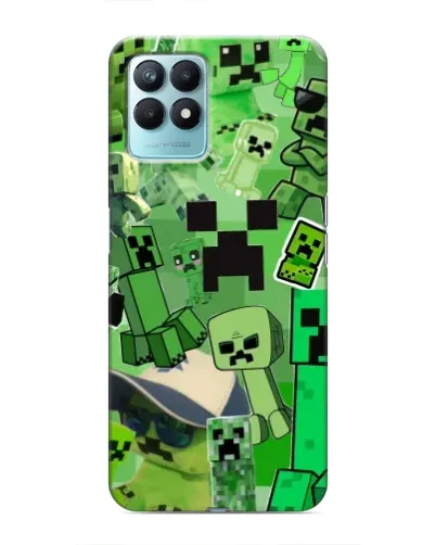 Чехол для Realme NARZO 50 с картинкой «Криперы Minecraft» Чехол для Realme NARZO 50 с картинкой «Криперы Minecraft»