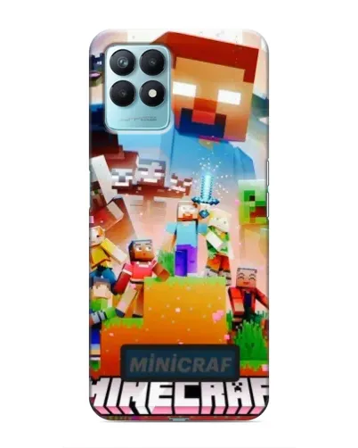 Чехол для Realme NARZO 50 с картинкой «Minecraft герои игры» Чехол для Realme NARZO 50 с картинкой «Minecraft герои игры»