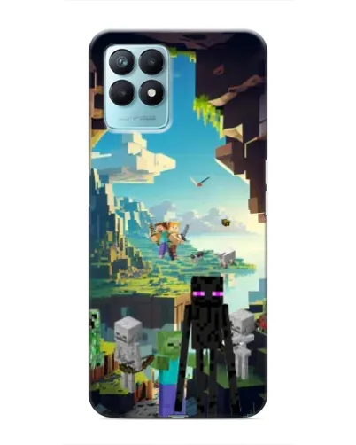 Чехол для Realme NARZO 50 с картинкой «Эндермен в лесу» Чехол для Realme NARZO 50 с картинкой «Эндермен в лесу»