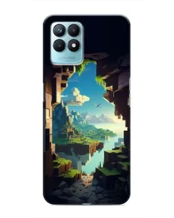 Чехол для Realme NARZO 50 с картинкой «Вид из пещеры» Чехол для Realme NARZO 50 с картинкой «Вид из пещеры»
