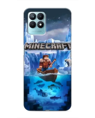 Чехол для Realme NARZO 50 с картинкой «Minecraft ледяной мир» Чехол для Realme NARZO 50 с картинкой «Minecraft ледяной мир»
