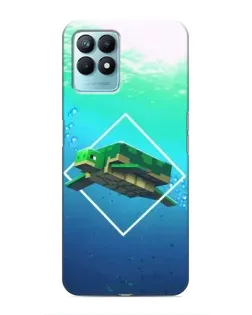 Чехол для Realme NARZO 50 с картинкой «Черепаха Minecraft» Чехол для Realme NARZO 50 с картинкой «Черепаха Minecraft»