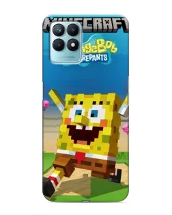 Чехол для Realme NARZO 50 с картинкой «Губка Боб Minecraft» Чехол для Realme NARZO 50 с картинкой «Губка Боб Minecraft»