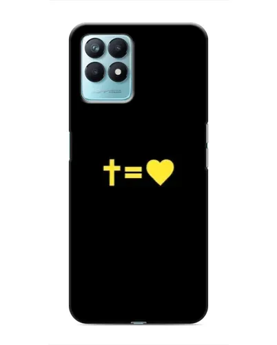 Чехол для Realme NARZO 50 с картинкой «Сердце и Крест» Чехол для Realme NARZO 50 с картинкой «Сердце и Крест»