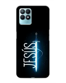 Чехол для Realme NARZO 50 с картинкой «Меч Духа Jesus»