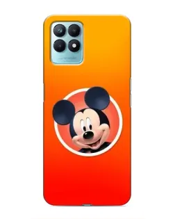 Чехол для Realme NARZO 50 с картинкой «Mickey в круге»