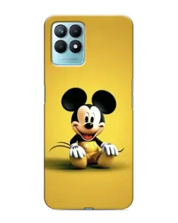 Чехол для Realme NARZO 50 с картинкой «Микки на желтом»