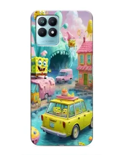 Чехол для Realme NARZO 50 с картинкой «Монстр-трак приключения»