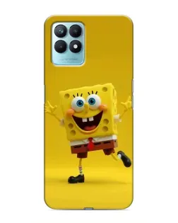 Чехол для Realme NARZO 50 с картинкой «Позитивный Губка Боб»