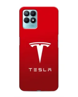 Чехол для Realme NARZO 50 с картинкой «Tesla Red Classic»