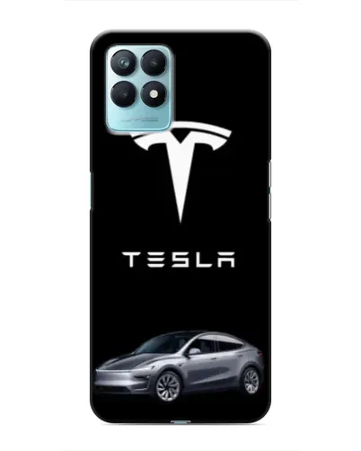 Чехол для Realme NARZO 50 с картинкой «Tesla Model Y»