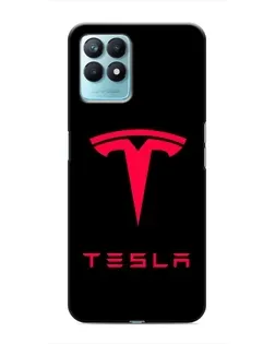 Чохол для Realme NARZO 50 з картинкою «Tesla Red Logo»