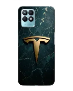 Чохол для Realme NARZO 50 з картинкою «Мармурова Tesla Gold»