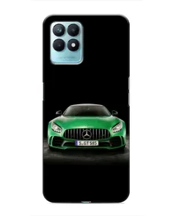 Чехол для Realme NARZO 50 с картинкой «Mercedes — неоновый лого»