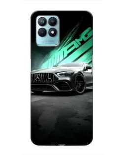 Чехол для Realme NARZO 50 с картинкой «Темный Mercedes AMG»