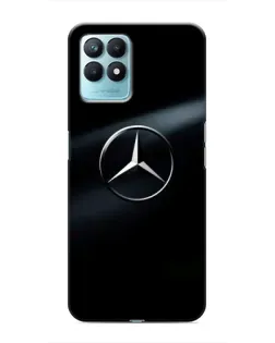 Чехол для Realme NARZO 50 с картинкой «Mercedes на металле»