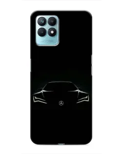 Чехол для Realme NARZO 50 с картинкой «Mercedes — силуэт авто»