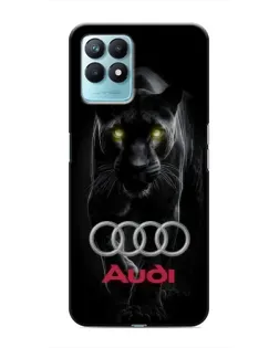 Чехол для Realme NARZO 50 с картинкой «Пантера и Audi»