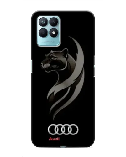 Чехол для Realme NARZO 50 с картинкой «Графика — пантера и Audi» Чехол для Realme NARZO 50 с картинкой «Графика — пантера и Audi»
