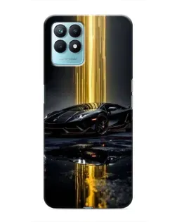 Чехол для Realme NARZO 50 с картинкой «Ночной Lamborghini драйв»